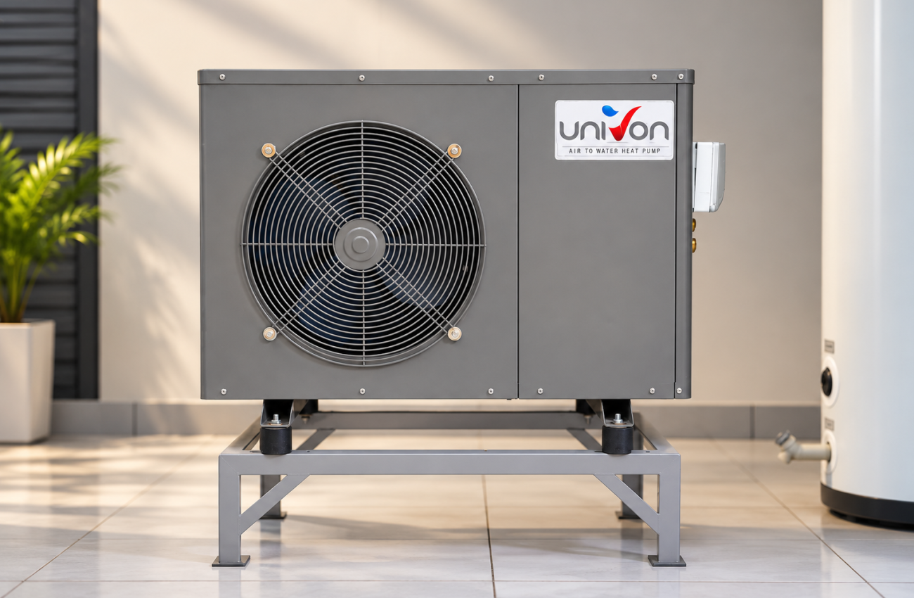 Gray Heat Pump Product Showcase